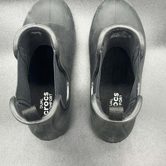 Crocs Women’s Freesail Bootie Black Size 4 Slip On Water Resistant - Picture 5 of 6